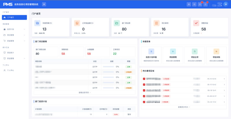 项目统筹监管